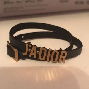 J’adior leather bracelet